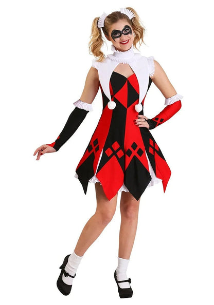 Clown Costume Adult Women Quinn Cosplay Outfit