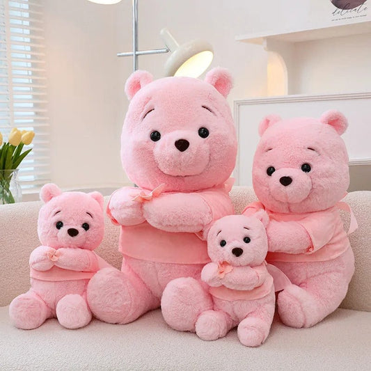 Pink Plush Hugging Bear Toy