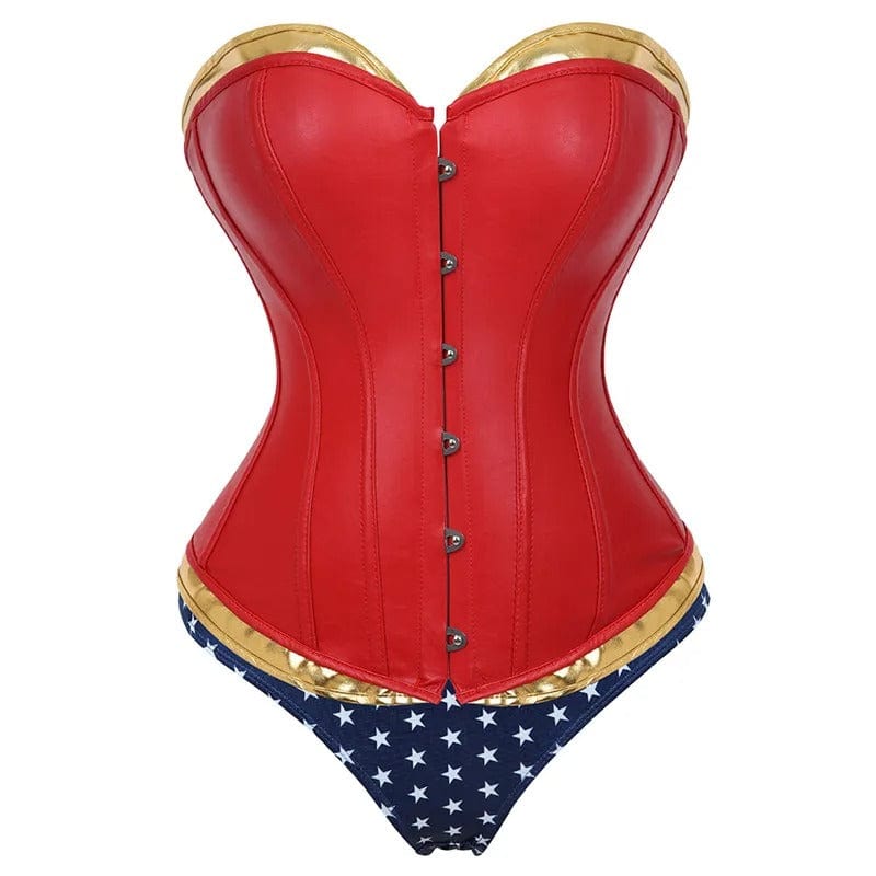 Wonder Woman Inspired Corset Heroine Ensemble