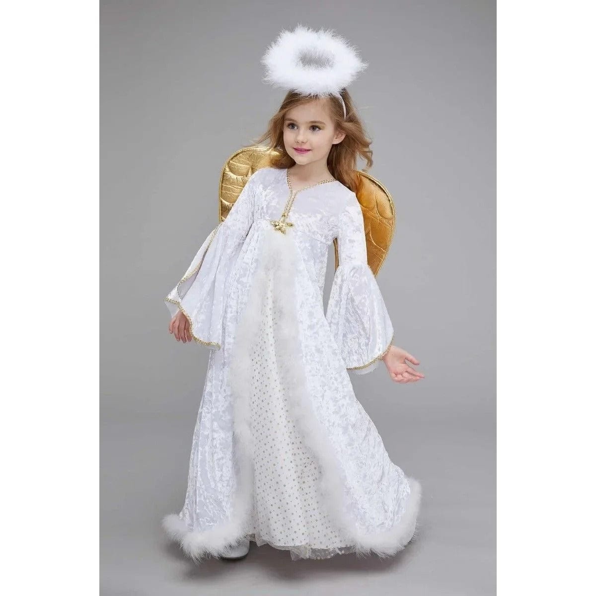 Angel Costume Kids Snowy Seraphim Outfit