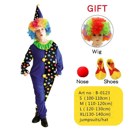 Clown Costume Kids Naughty Clown Dress Up