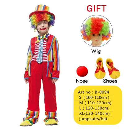 Clown Costume Kids Naughty Clown Dress Up