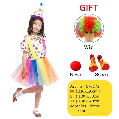 Clown Costume Kids Naughty Clown Dress Up