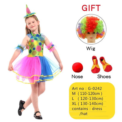 Clown Costume Kids Naughty Clown Dress Up