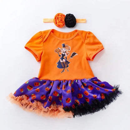 Baby Halloween Costume Romper Infant Tutu Dress Outfit