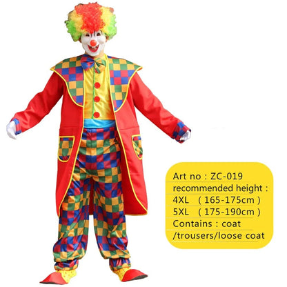 Clown Costume Fancy Dress Up TV Show Video Program Carnival Party