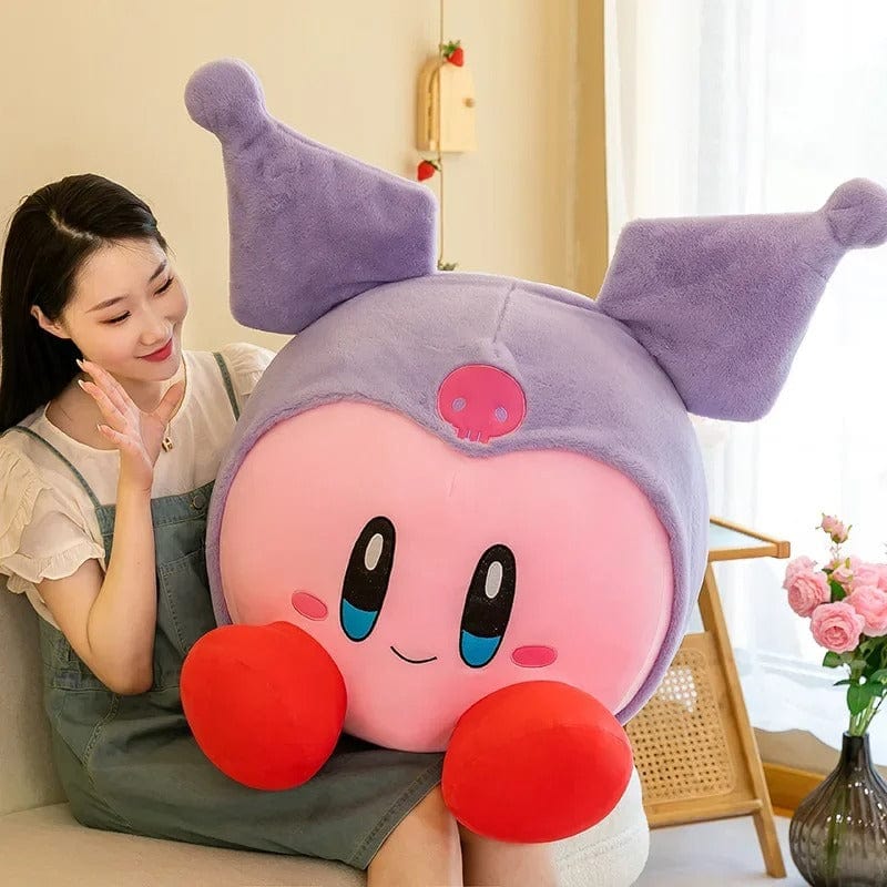 Kirby Cosplay Plush Pillow Kuromi Edition