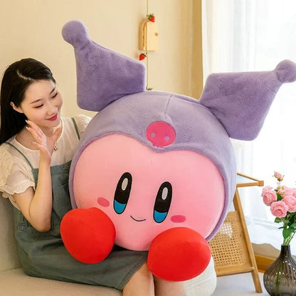 Kirby Cosplay Plush Pillow Kuromi Edition