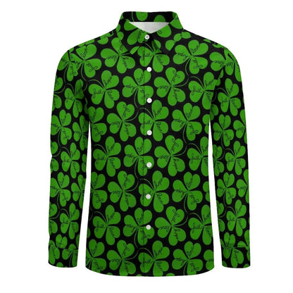 St. Patrick's Day Shamrock Style Green Shirt