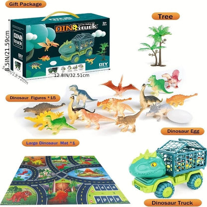 Dinosaur Truck Triceratops Explorer Set