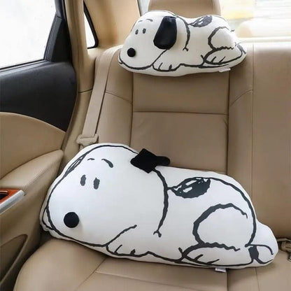 Snoopy Plush Headrest Pillow