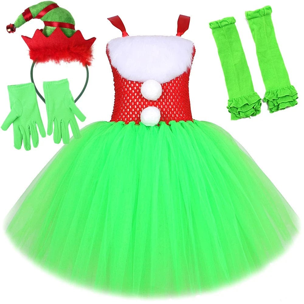 Grinch Costume Tutus Outfits Children