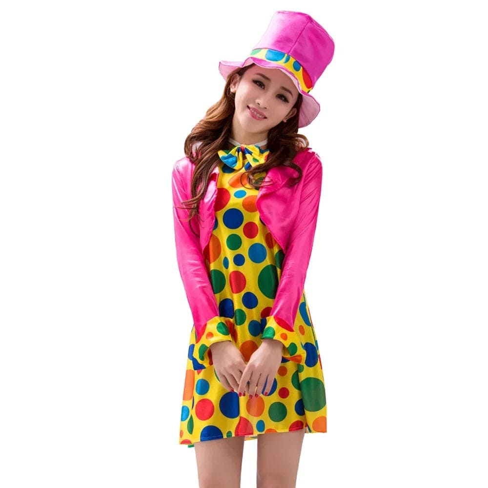 Clown Costume Rainbow Circus