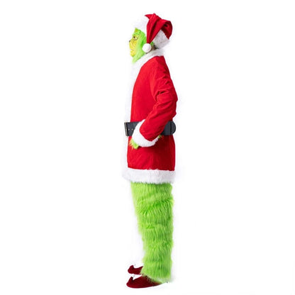 Grinch Costume Green Fur Monster