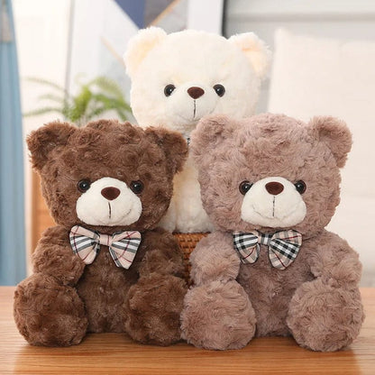 Bowtie Charm Stuffed Bear - Gift Plush