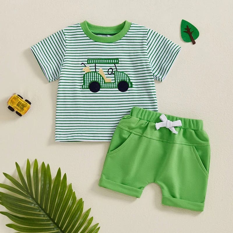 St. Patrick's Day Baby Golf Outfit