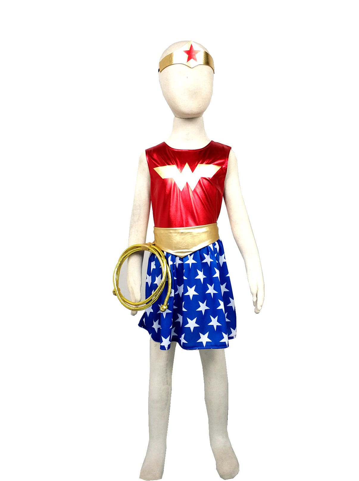 Wonder Woman Costume Long Sleeves Hero Outfit