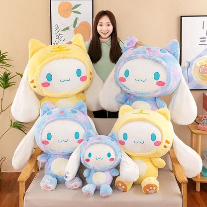 Kuromi & Cinnamoroll Transformation Plush Dolls