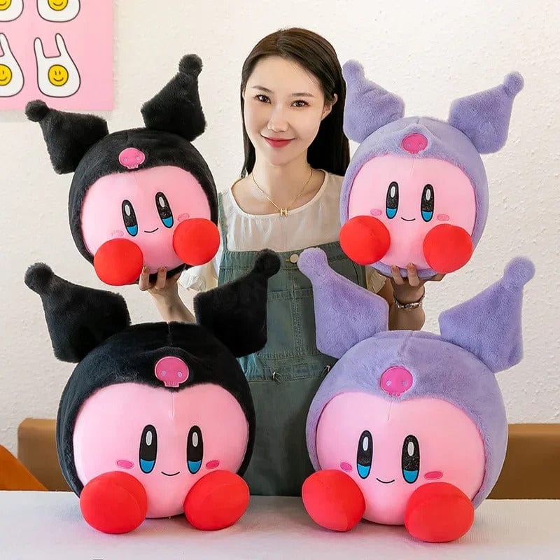 Kirby Cosplay Plush Pillow Kuromi Edition