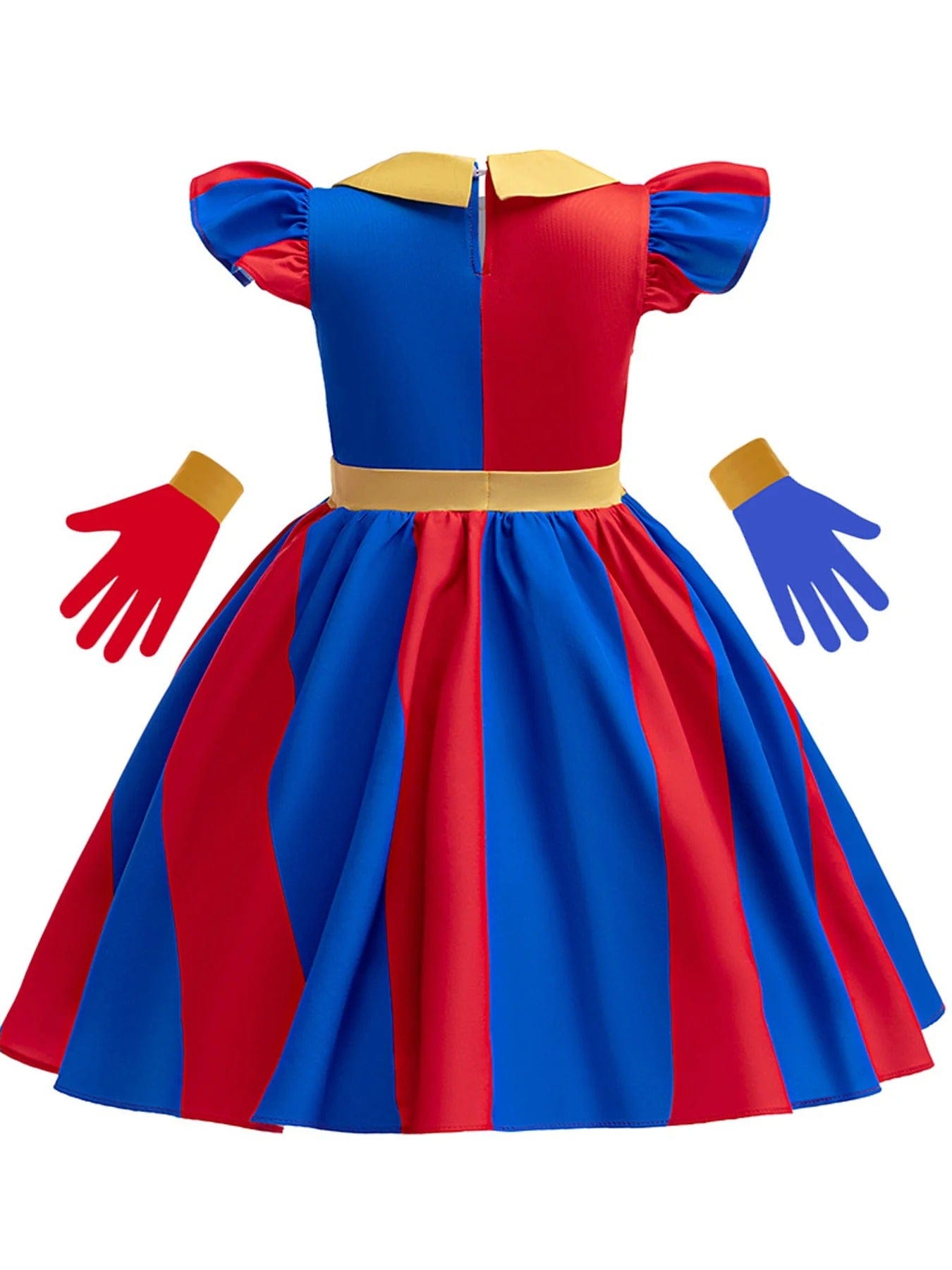 Clown Costume Kids Carnival Easter Pomni Role Playing Girls