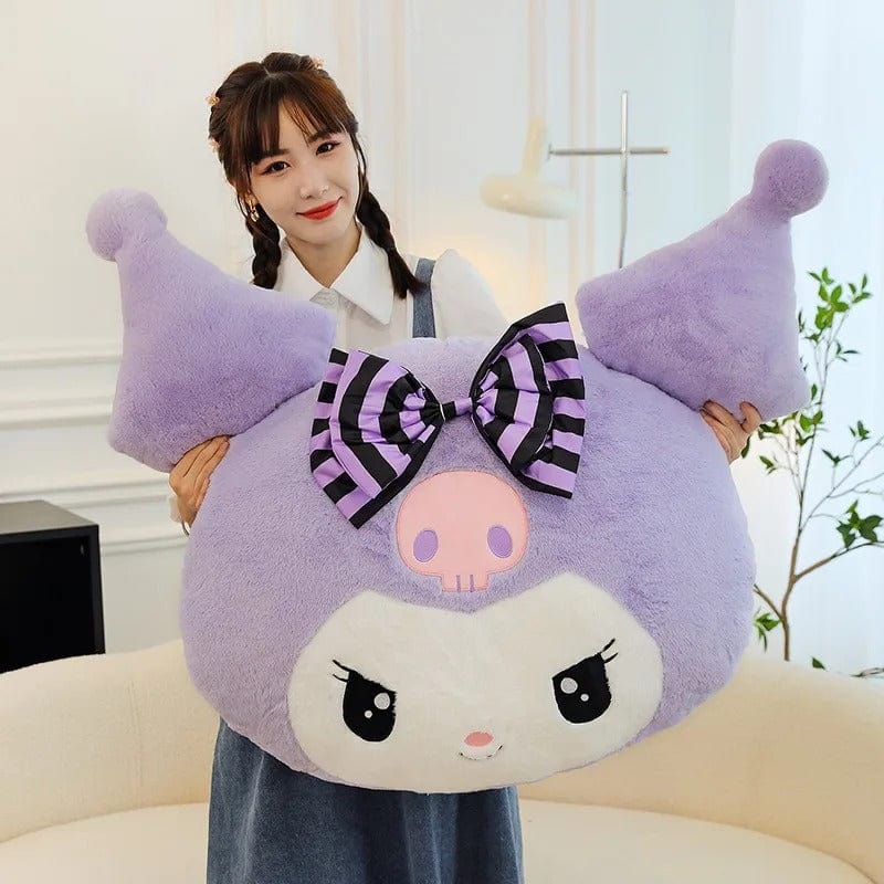 Oversized Kuromi Plush Pillow Cushion