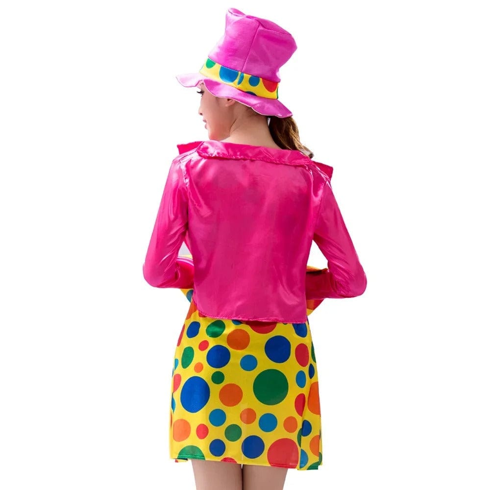 Clown Costume Rainbow Circus