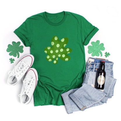 Stylish St. Patrick’s Day Clover Tee