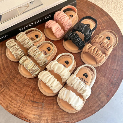 Ruffle Strap Baby Sandals – Soft & Stylish