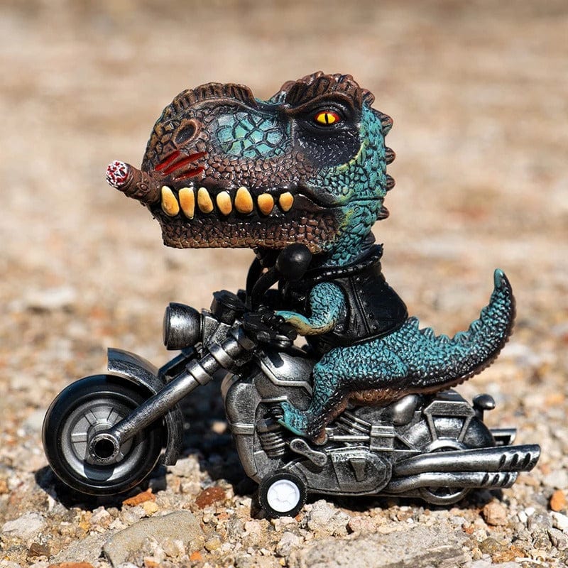 Dinosaur Toy Rex Rider Pullback Motorcycle