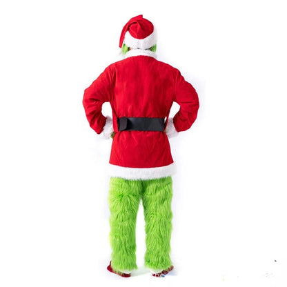 Grinch Costume Green Fur Monster