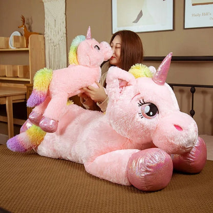 Giant Rainbow Unicorn Plush Toy