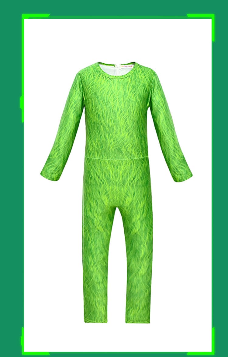 Grinch Costume Kids Full Costume Set