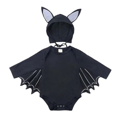 Baby Halloween Costume Bat Wing Toddler Girls Jumpsuit