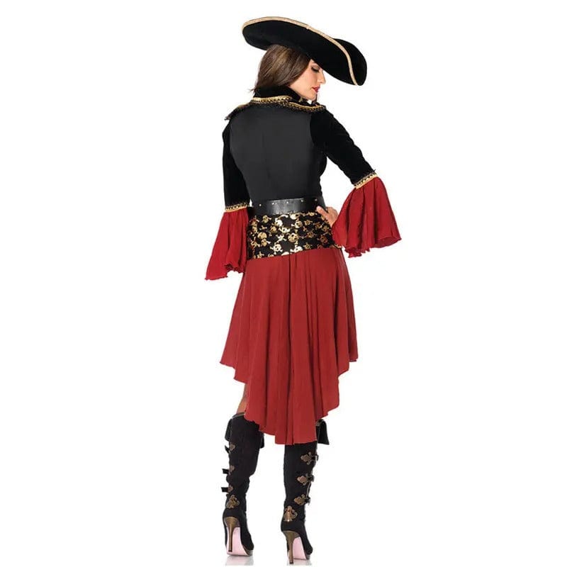 Pirate Costume Women Caribbean Captain