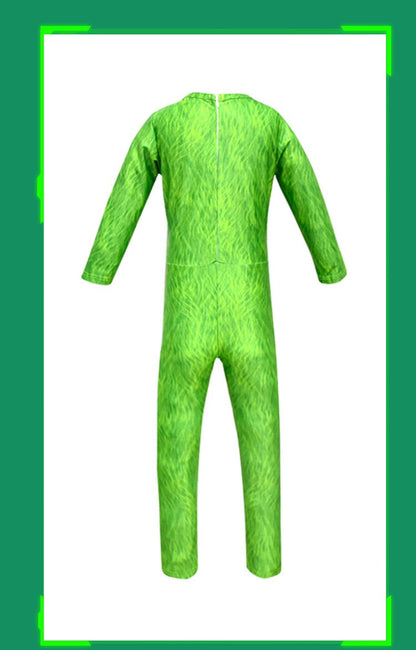 Grinch Costume Kids Full Costume Set