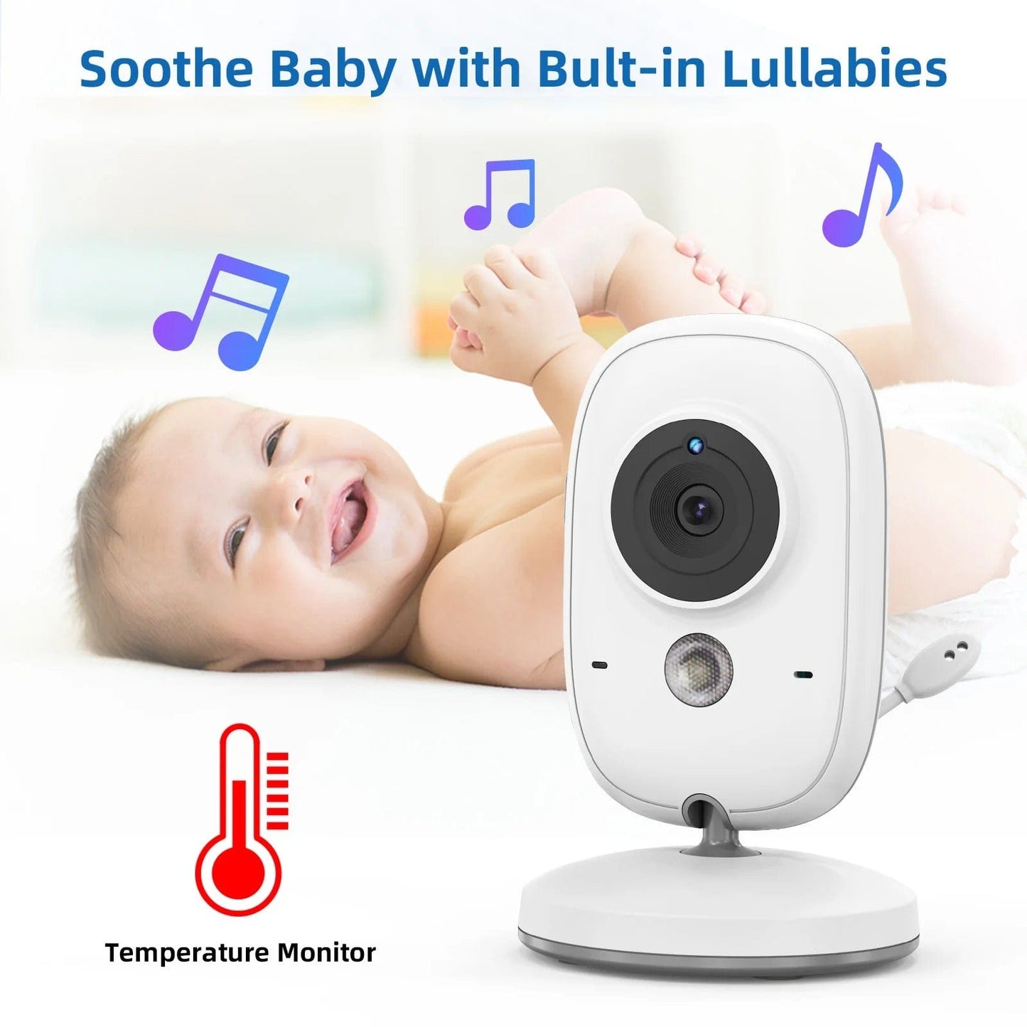 BM603 Baby Monitor – Compact Design with EU Plug