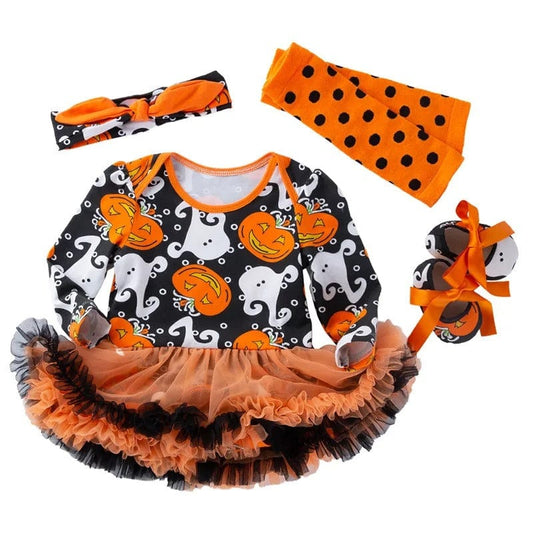 Baby Halloween Costume Romper Infant Tutu Dress Outfit