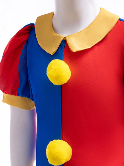 Clown Costume Kids Fashion Amazing Circus Cosplay