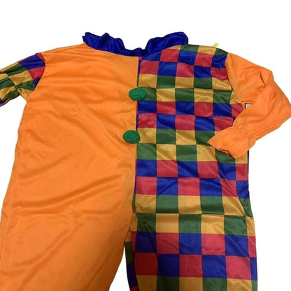 Clown Costume Kids Magic Game Party Show Jumpsuits