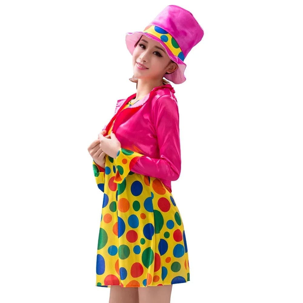 Clown Costume Rainbow Circus