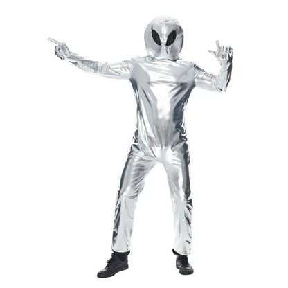 Alien Costume UFO Astronaut Performance