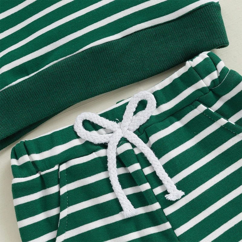 St. Patrick's Day Baby Clover Outfit Set