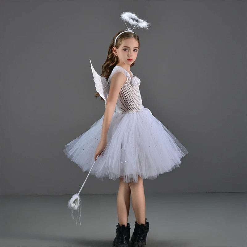 Angel Costume Kids Celestial Cherub Dress