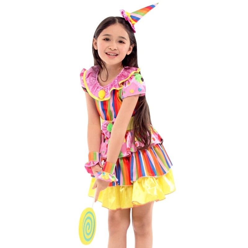 Clown Costume Kids Naughty Clown Dress Up