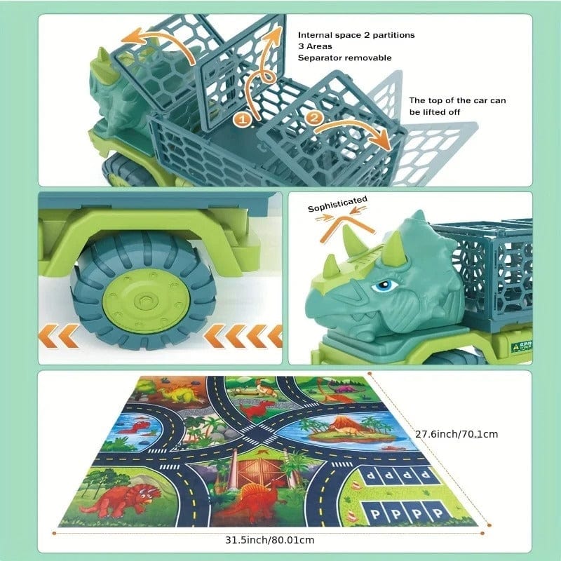 Dinosaur Truck Triceratops Explorer Set