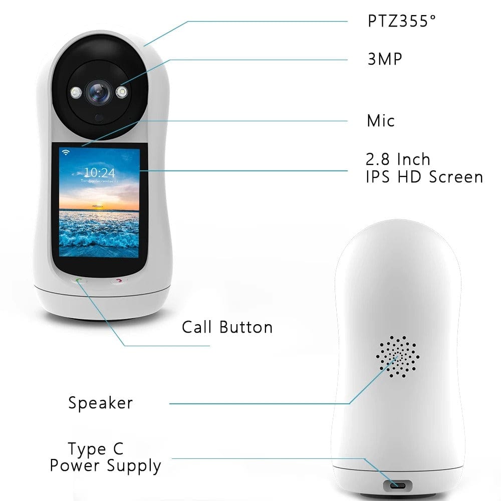 3MP WiFi Baby Monitor