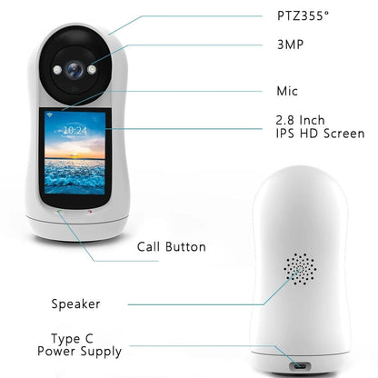 3MP WiFi Baby Monitor