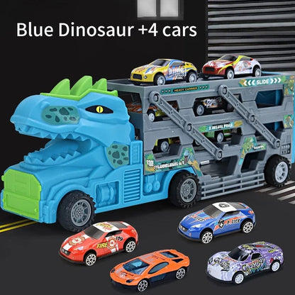 Dinosaur Truck 4-Car Carrier