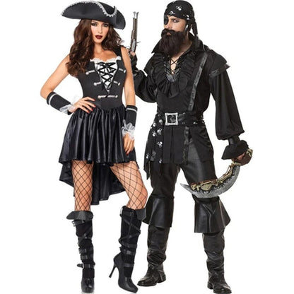 Pirate Costume Couples Halloween Captains