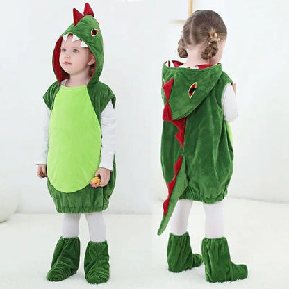 Dinosaur Costume Green Hoddie Dino